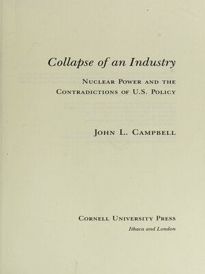 cover image of Collapse of an Industry